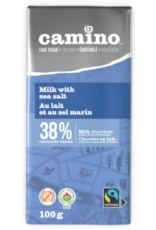 Camino Sea Salt & Hazelnuts 38% Milk Chocolate Bar 100g
