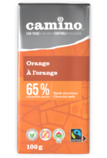 Camino Orange 65% Dark Chocolate Bar, 100g