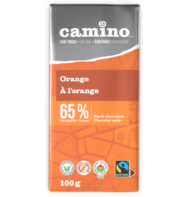 Camino Orange 65% Dark Chocolate Bar, 100g