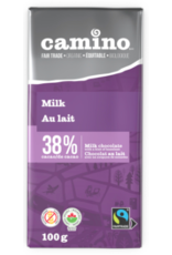 Camino Hazelnuts 38% Milk Chocolate Bar 100g