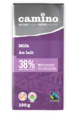 Camino Milk 38% Chocolate Bar, 100g