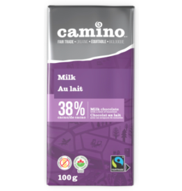Camino Hazelnuts 38% Milk Chocolate Bar 100g