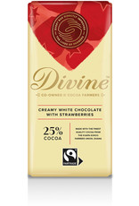 Divine White Chocolate with Strawberries, 85g