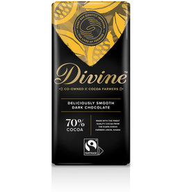 Ghana Divine 70% Dark Chocolate Bar 85g