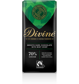 Divine Dark Chocolate with Mint, 85g