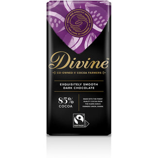 Ghana Divine 85% Dark Chocolate Bar 85g