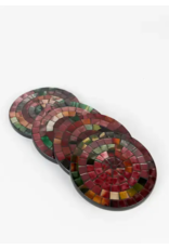 Indonesia Desert Dusk Mosaic Coasters (set of 4), Indonesia