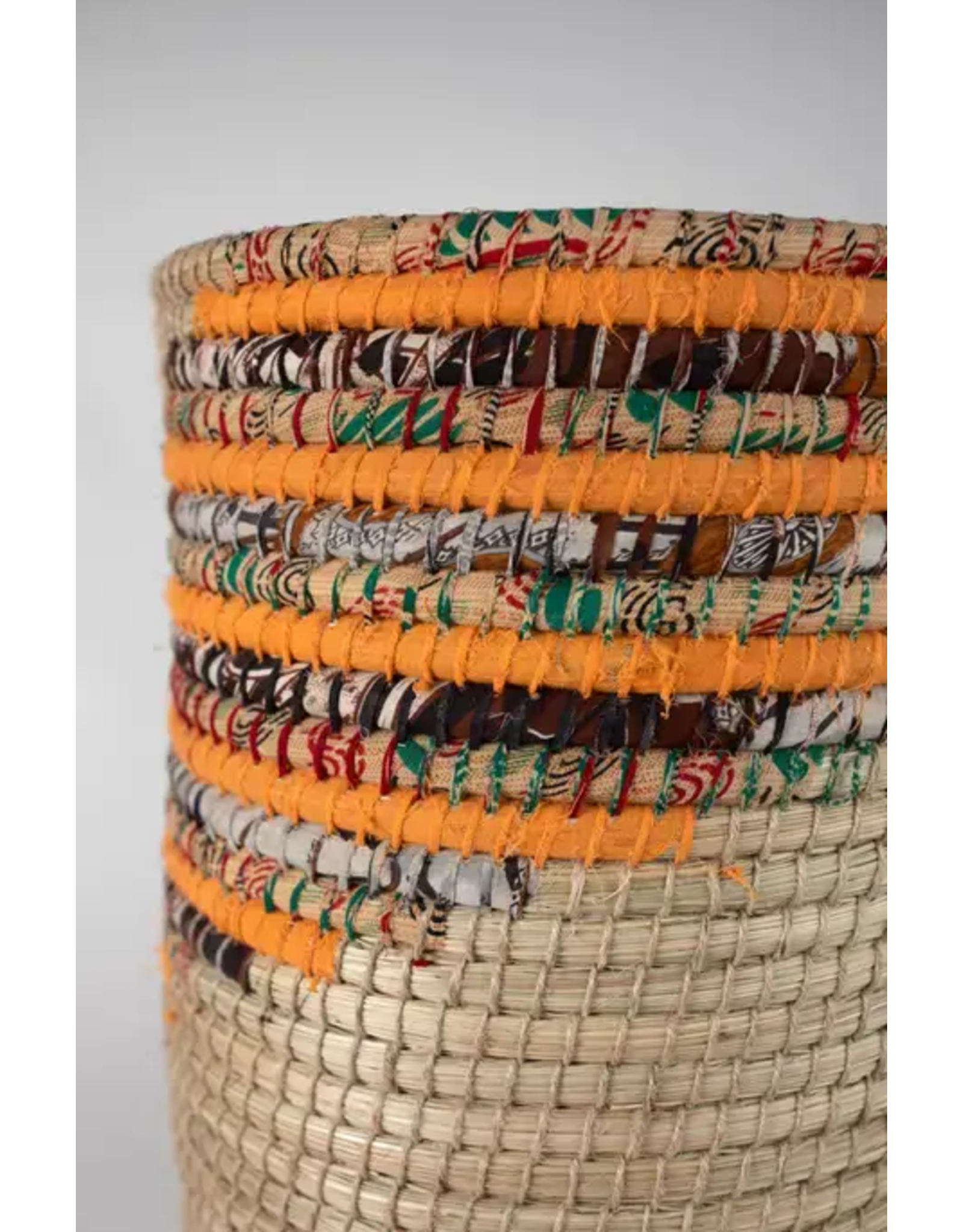 Bangladesh CLEARANCE Kaleidoscope Basket, Bangladesh