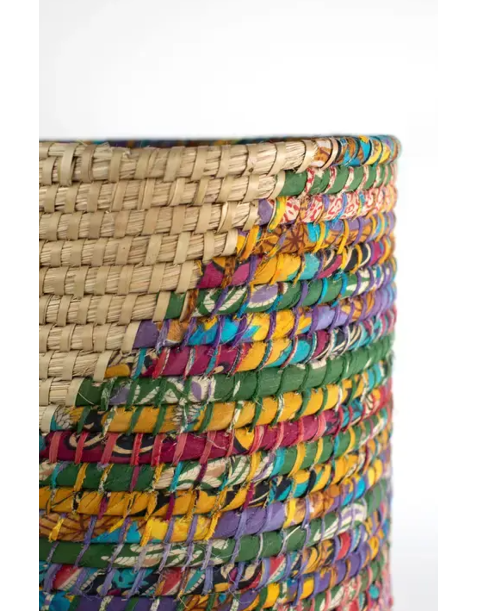 Bangladesh CLEARANCE Kaleidoscope Basket, Bangladesh