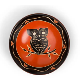 Kenya Owl Kisii Ring Dish, Kenya