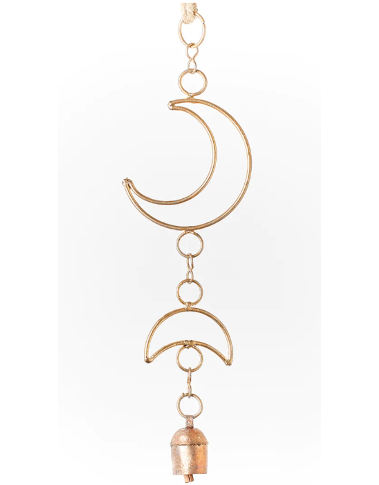 India Indukala Mini Moon Wind Chime w/ Bell, India