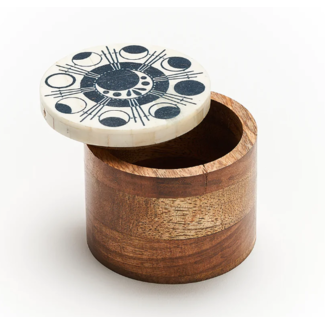 India Ankura Round Keepsake Box