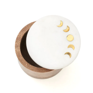 India Indukala Round Keepsake Box