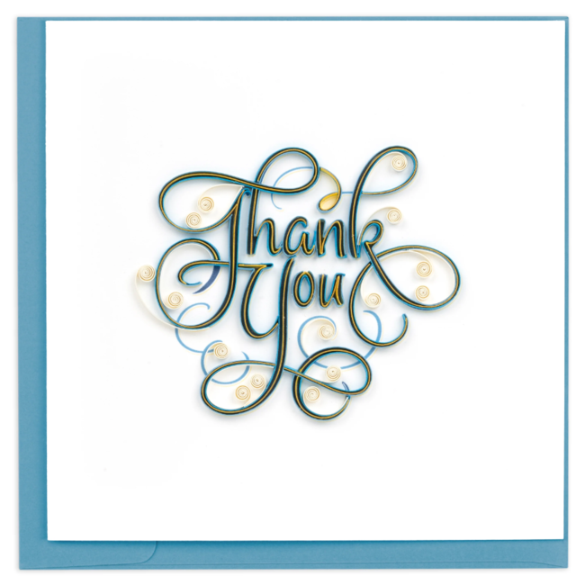 Quilled Card - Thank You