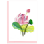 Vietnam Quilling Card Mini - Pink Lotus
