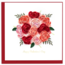 Vietnam Quilled Card -  Valentine's Day Bouquet