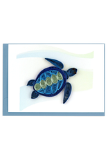 Vietnam Quilled Turtle Mini Card, Vietnam