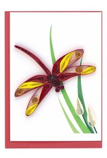 Vietnam Quilled Dragonfly Mini Card