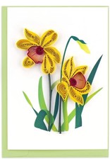 Vietnam Quilled Daffodil Mini Card
