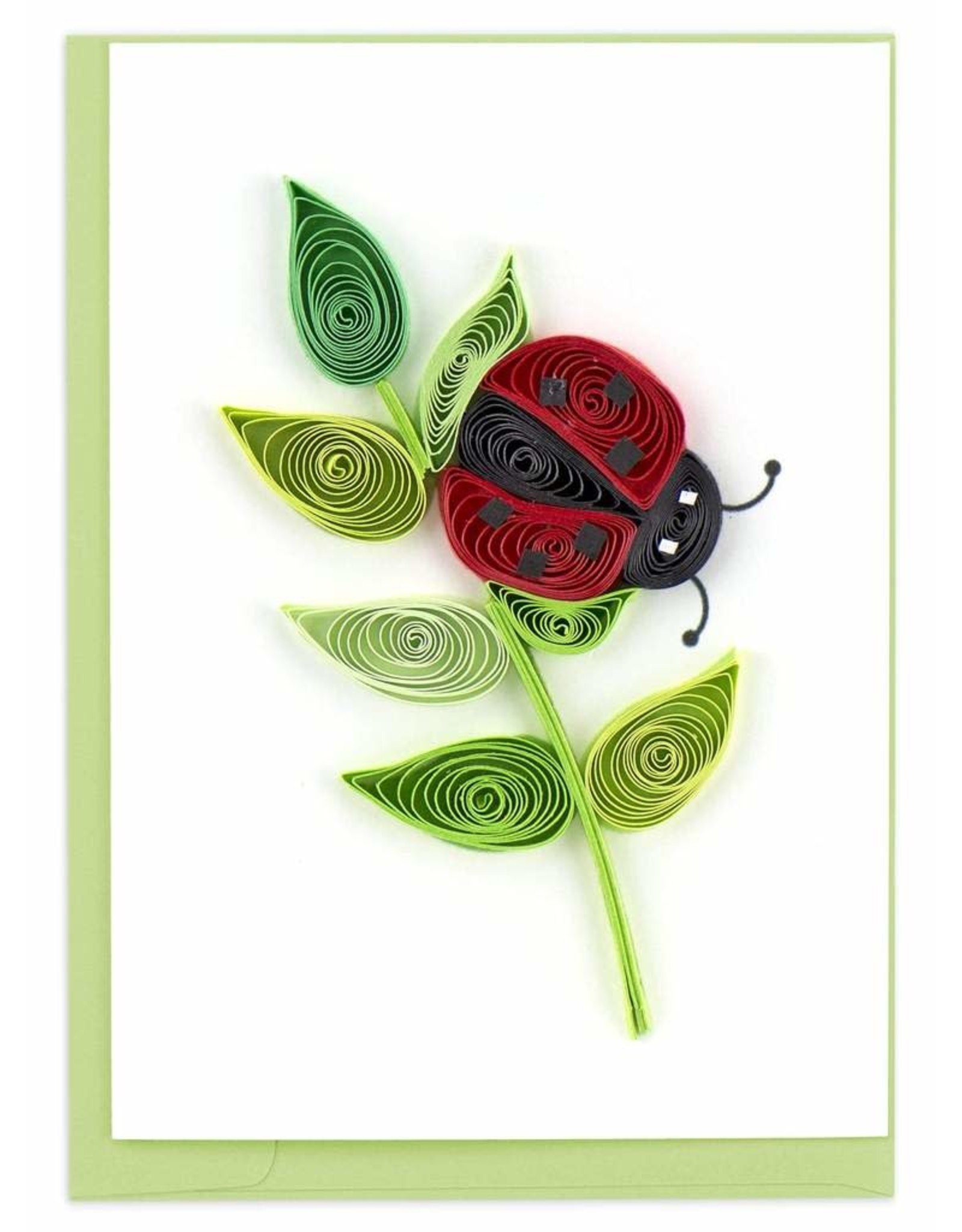 Quilled Mini Card, Vietnam Ladybug - Village Goods