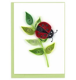 Vietnam Quilled  Mini Card, Vietnam Ladybug
