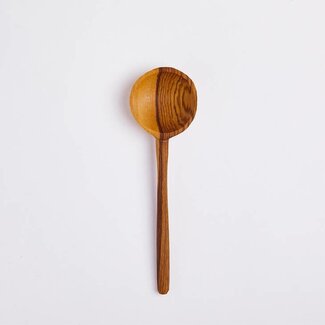 Kenya Tea Spoon - Olive Wood Round
