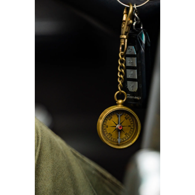 Compass Keychain