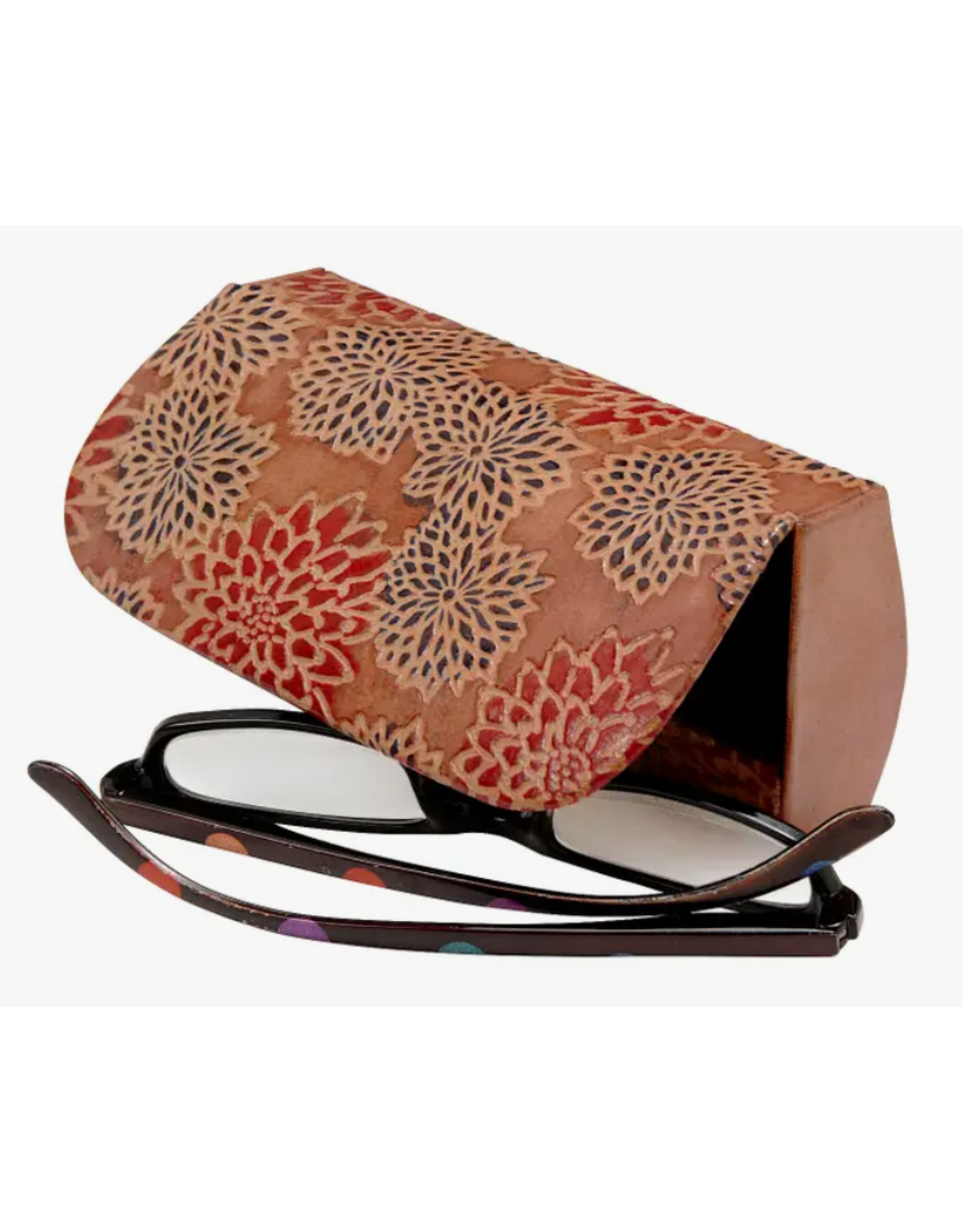 India Red Leather Glasses Case, India