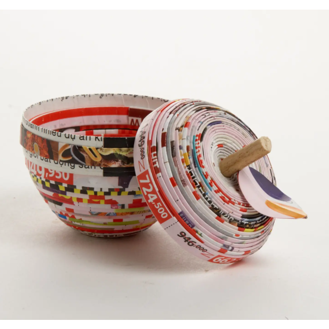 Recycled Paper Apple Box