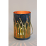 India Iron Hanging Lantern - Seagrass