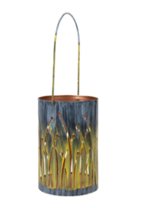 India Seagrass Iron Hanging Lantern, India