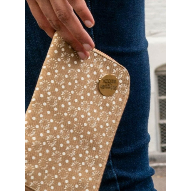 Take Up Space Brass Pin