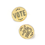 CLEARANCE Brass Pin - Vote