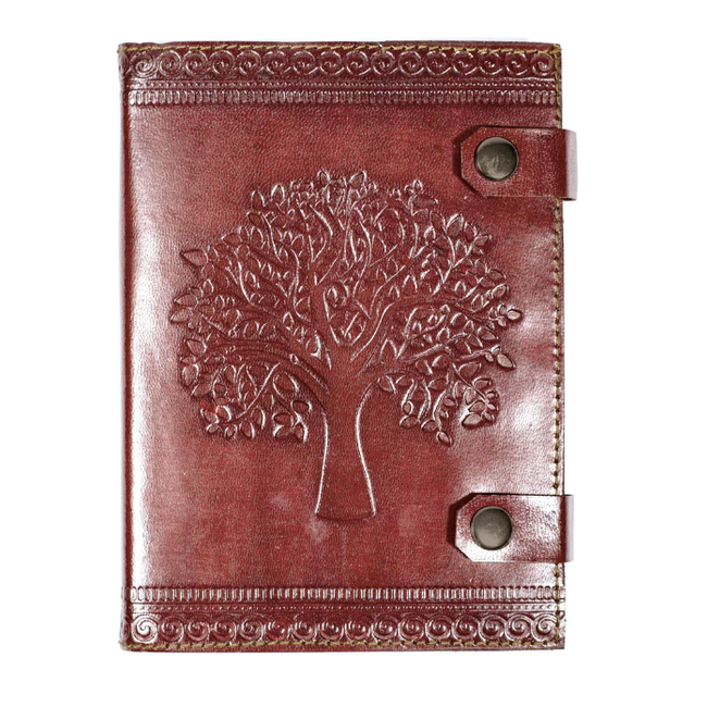 Tree of Life Leather Journal, India - Village Goods
