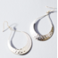 Silver Lunar Crescent Earrings