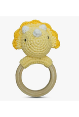 Kyrgyzstan CLEARANCE Knit Triceratops Rattle, Kyrgyzstan