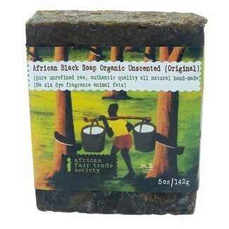 AFTS Black Soap Organic Unscented 142g