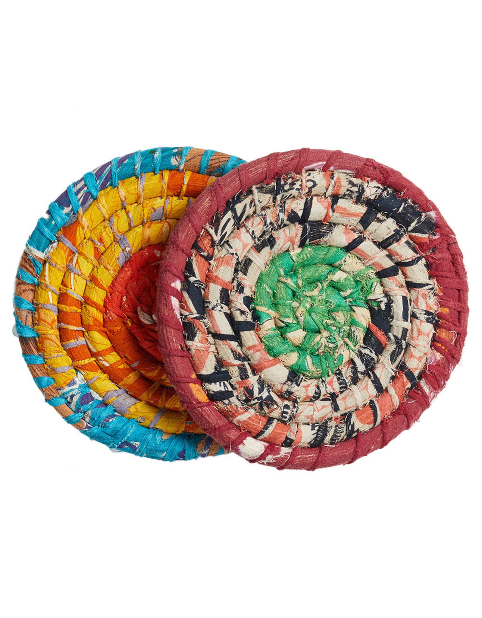 Chindi Wrap Trivet (assorted colours), Bangladesh Village Goods