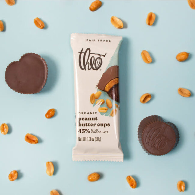 Theo - Milk Chocolate Peanut Butter Cups 38g