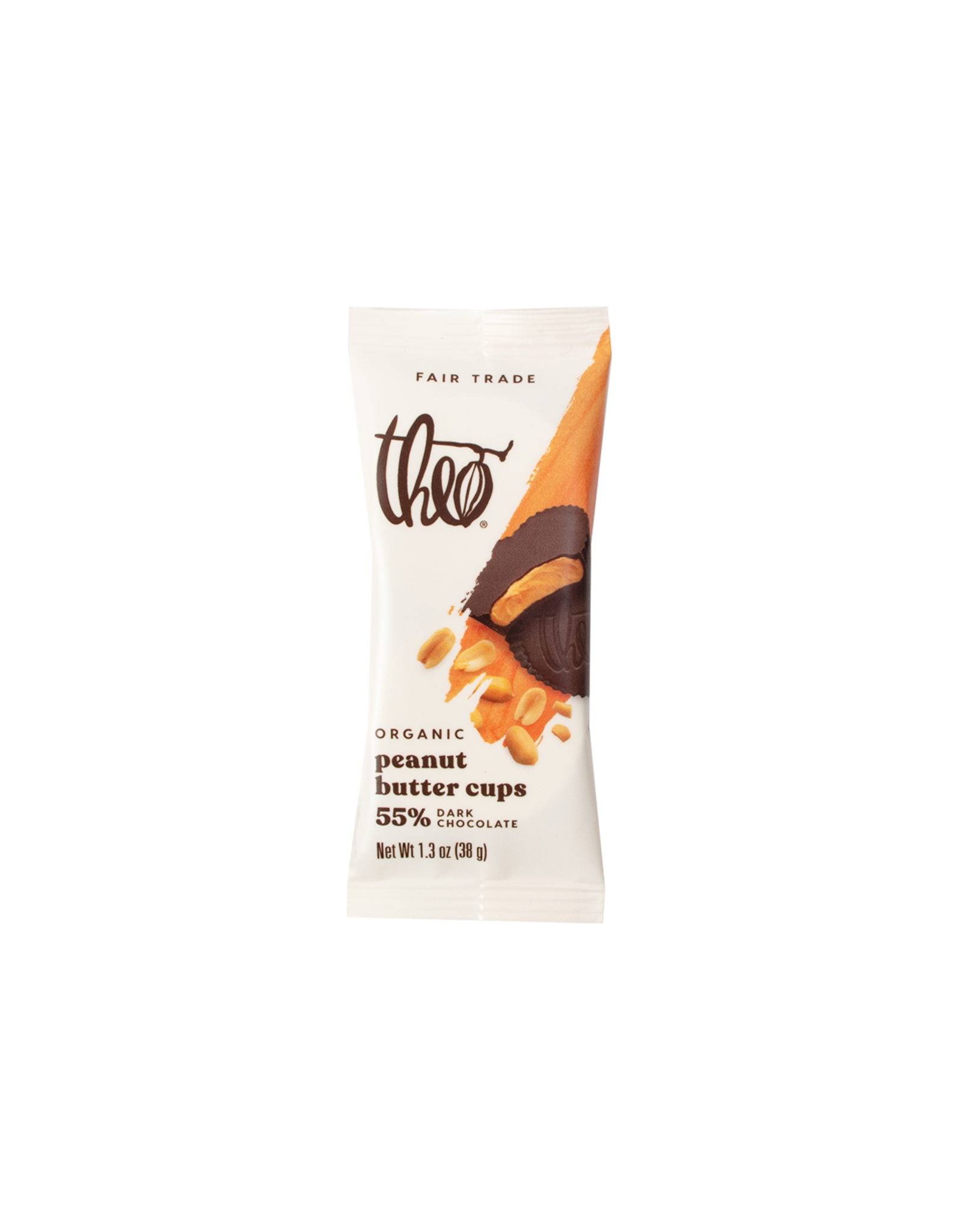 Theo - Dark Chocolate Peanut Butter Cups, 38g