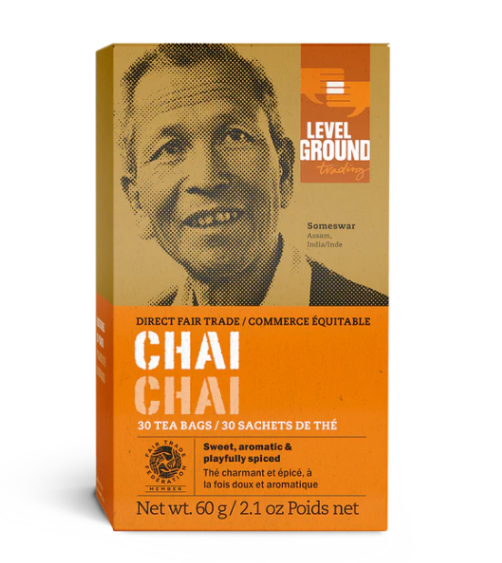 Level Ground Bagged Chai Tea 40g Village Goods