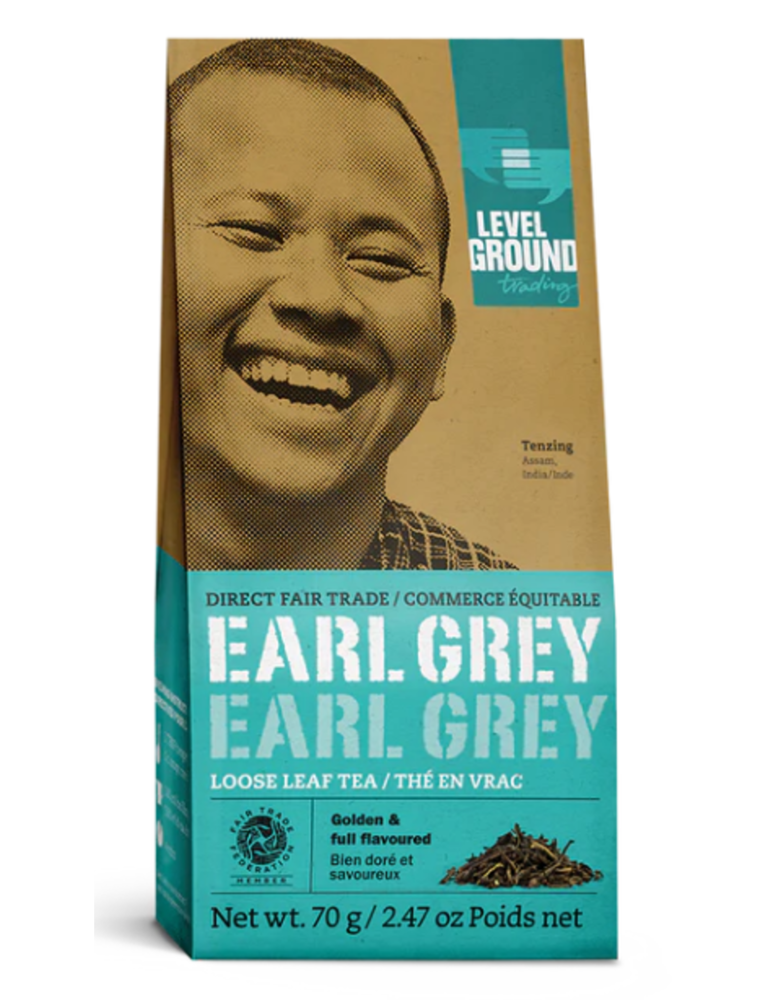 India Level Ground Loose Earl Grey Tea, 70g