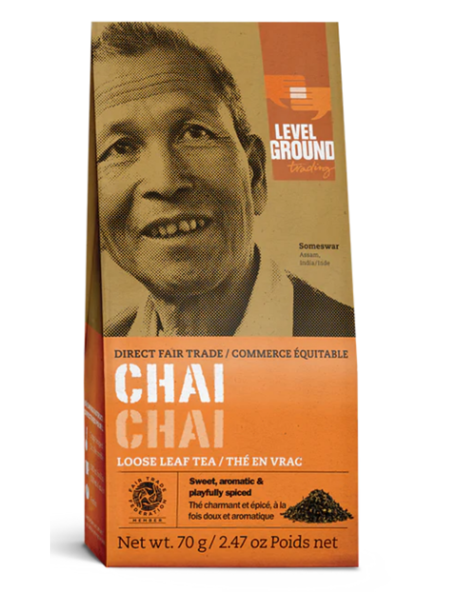 India Level Ground Loose Chai Tea, India