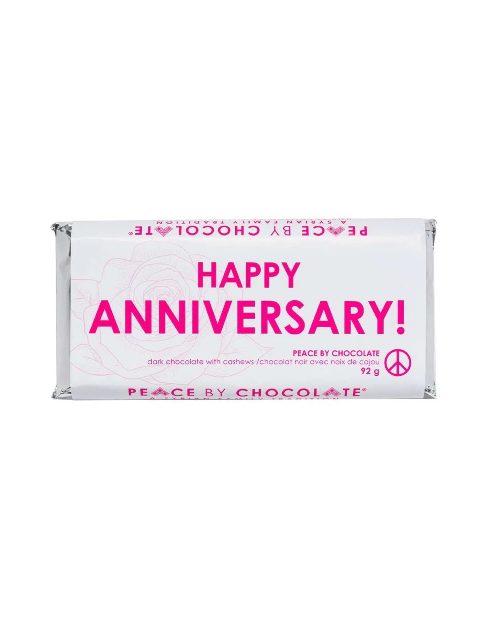 Peace By Chocolate - Happy Anniversary Dark, 92g