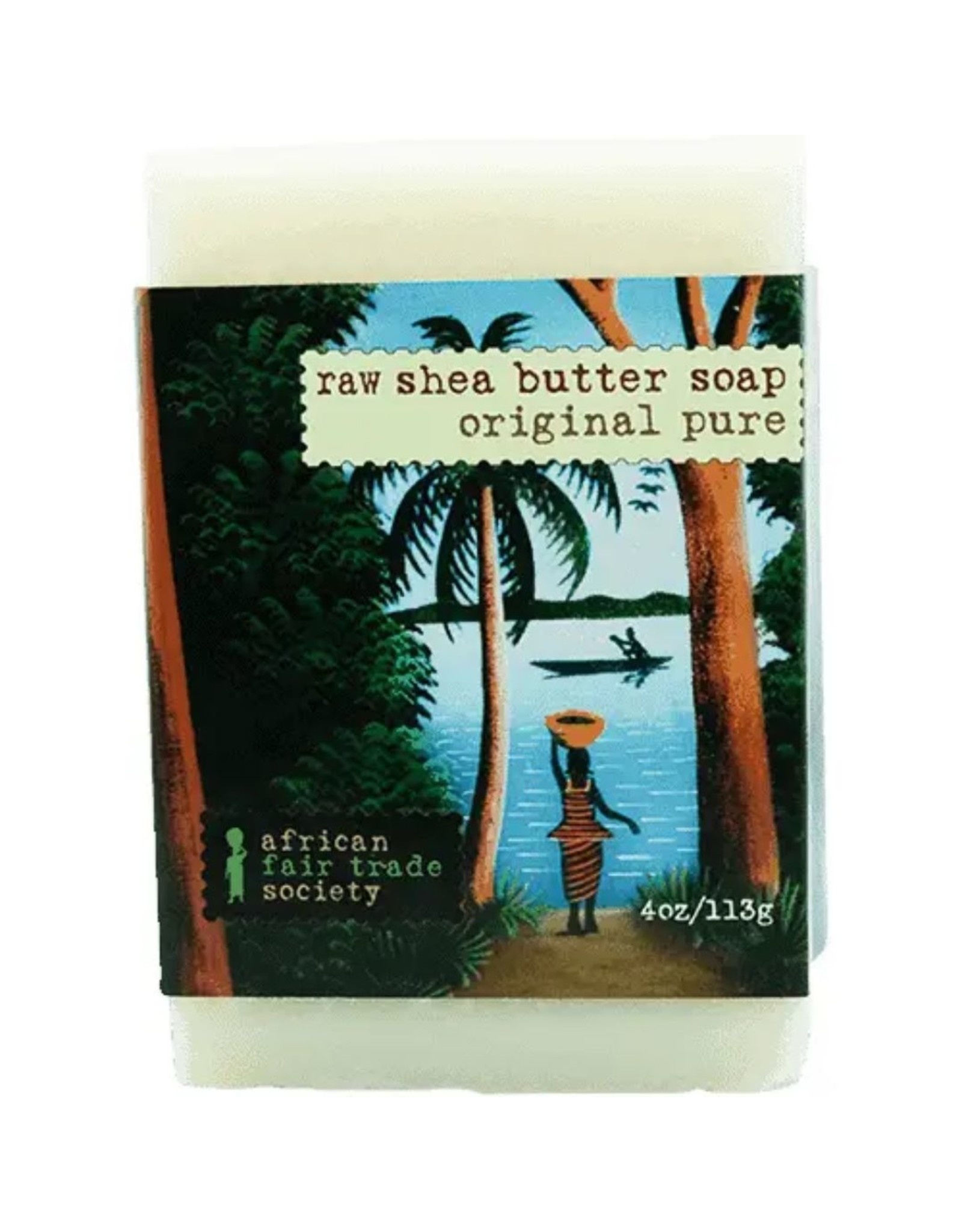 AFTS Original Pure Shea Butter Soap 4oz / 113 grams