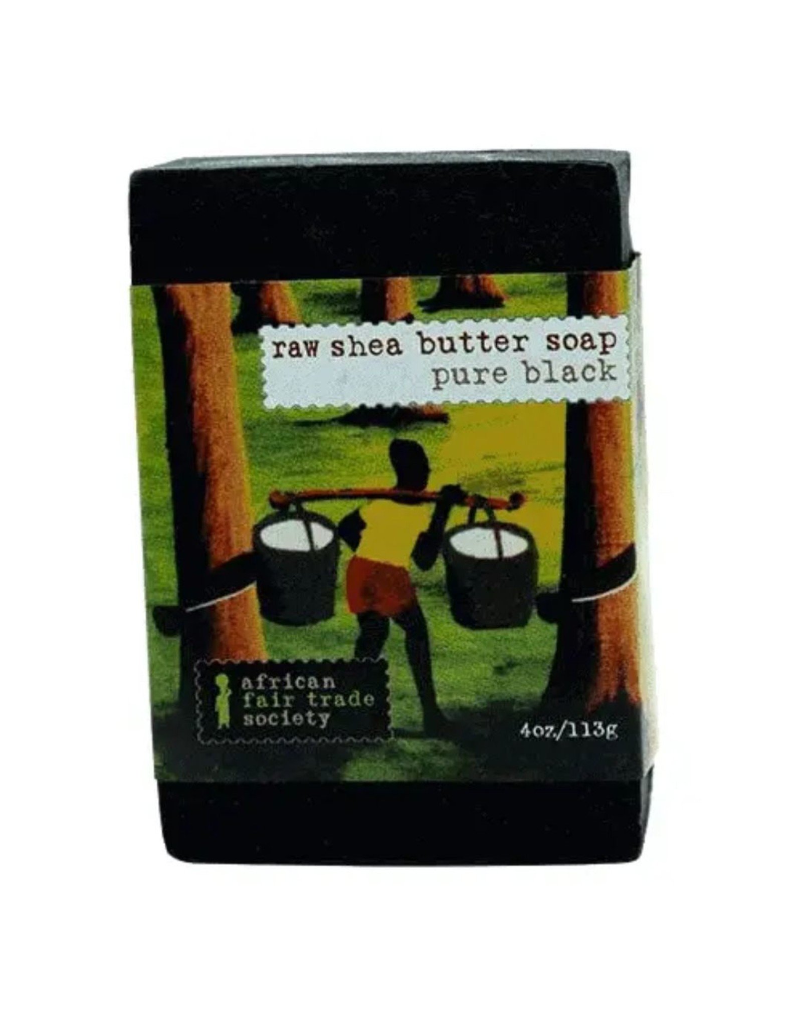AFTS Shea Butter Black Soap 4oz / 113 grams