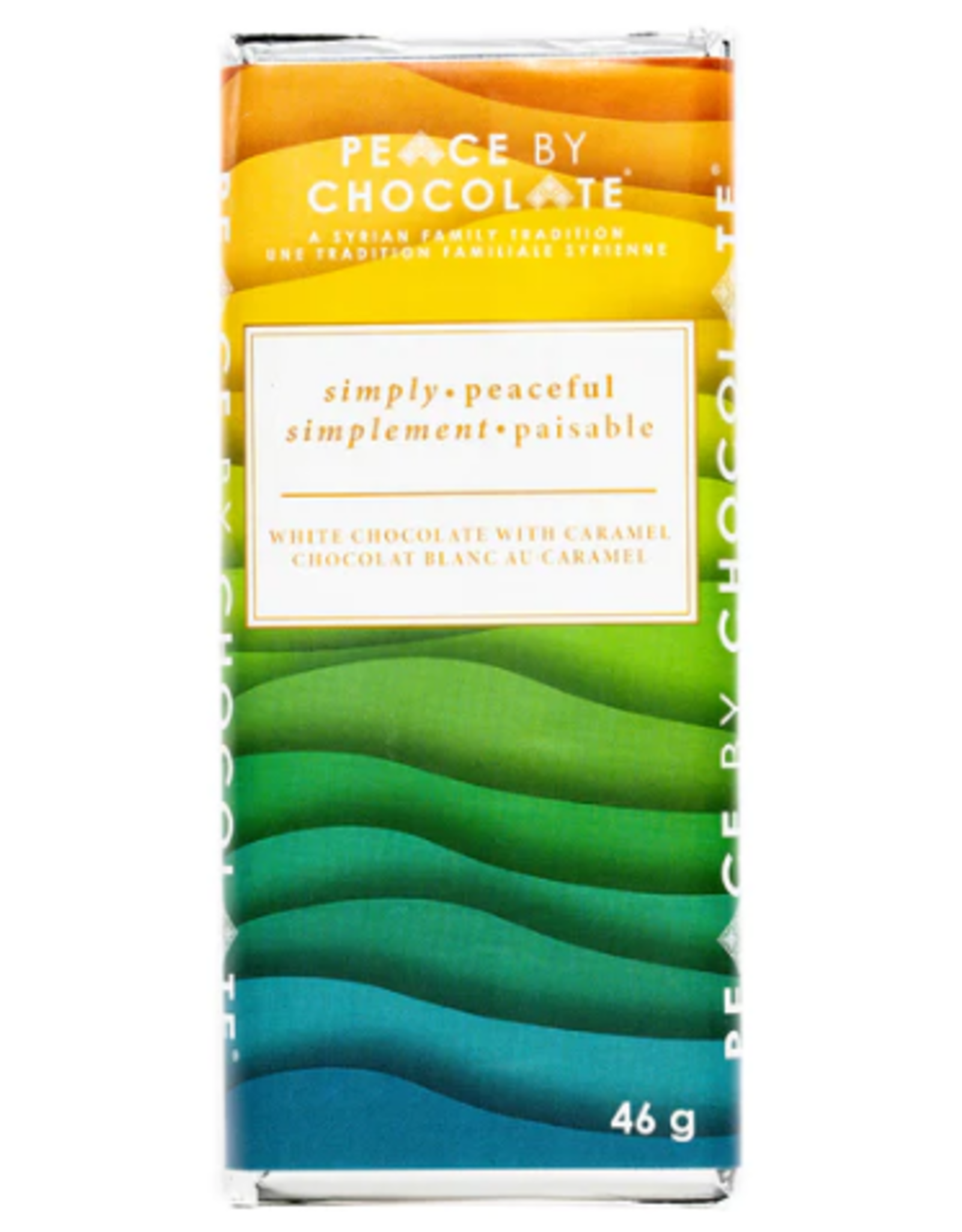 Peace By Chocolate - Simply Peaceful White w/ Caramel, 46g