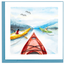 Vietnam Quilling Card - Kayaking