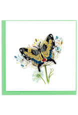 Vietnam Quilled Swallowtail Butterfly Card, Vietnam