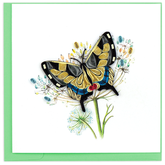 Vietnam Quilled Card - Swallowtail Butterfly